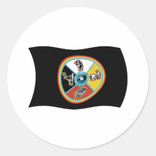 Sault Ste. Marie Tribe Flag Sticker