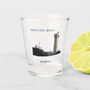 Sault Suite. Marie, Michigan-Schnapsglas Schnapsglas