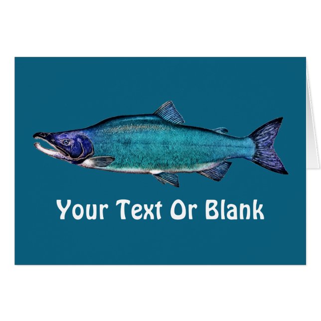 Saumon cyanotique (Devant horizontal)