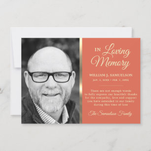 Saumon Sympathy Funeral Memory MERCI Photo