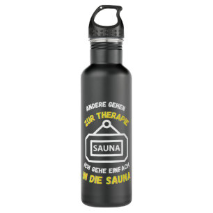Sauna Andere gehen in die Heilsauna Edelstahlflasche