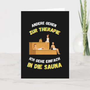 Sauna Andere gehen in die Therapiesaunas Karte