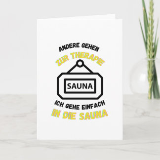 Sauna Andere gehen in die Therapiesaunas Karte