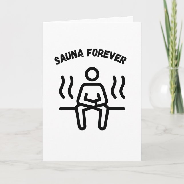 Sauna Forever Saunas Karte (Vorderseite)