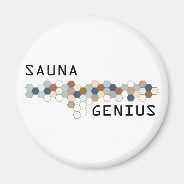 Sauna Genius Magnet (Vorne)