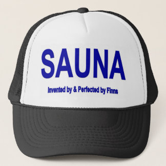 Sauna-Hut Truckerkappe