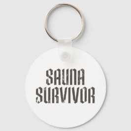 Sauna Survivor 01 Schlüsselanhänger