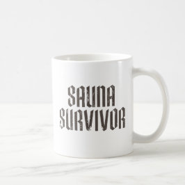 Sauna-Überlebender 01 Kaffeetasse