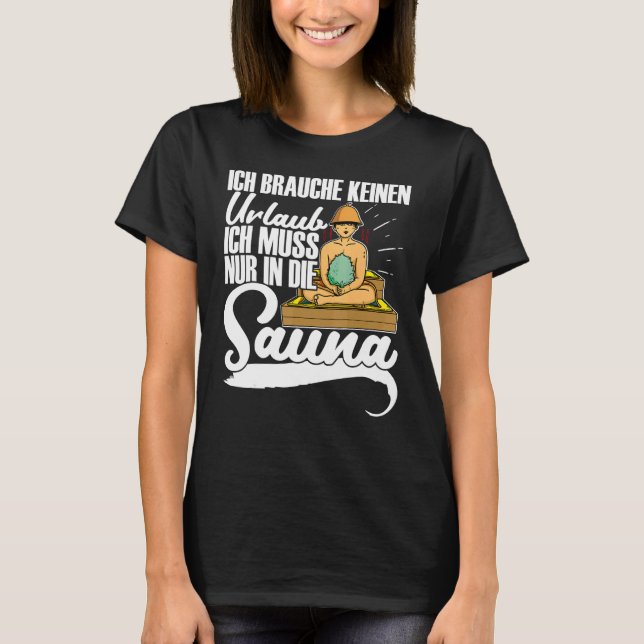 Sauna Wellness-Center Massage Sweat Room Banya 2 T-Shirt (Vorderseite)