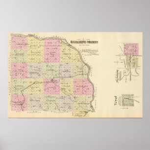 Saunders County, Nebraska Poster