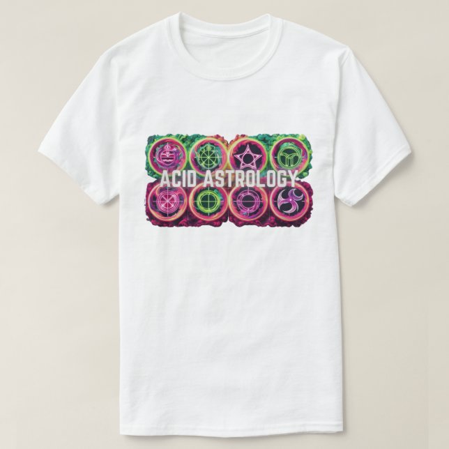 Säure-Astrologie - Sternzeichen T-Shirt (Design vorne)