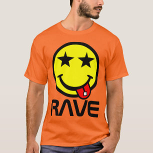 Saure Rave-Lächeln-Gesichts-gefärbte Krawatte T-Shirt