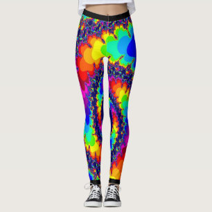 Saure Reise-Regenbogen-Spirale-Leggings Leggings