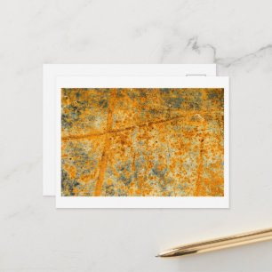 Säure-Rost-Pfade Postkarte