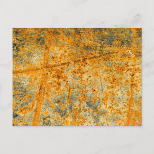 Säure-Rost-Pfade Postkarte