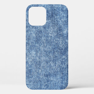 Säure waschen blaue Denim, nah-up Textur. Case-Mate iPhone Hülle