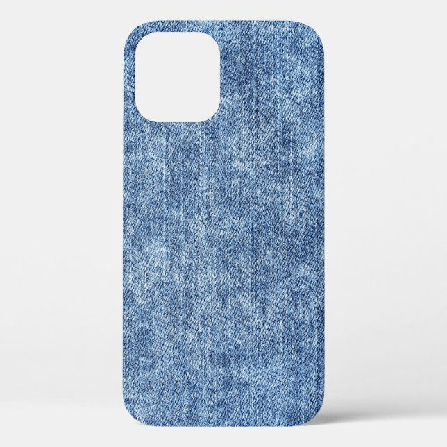 Säure waschen blaue Denim, nah-up Textur. Case-Mate iPhone Hülle (Rückseite)