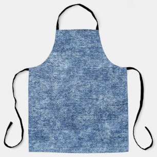 Säure waschen blaue Denim, nah-up Textur. Schürze