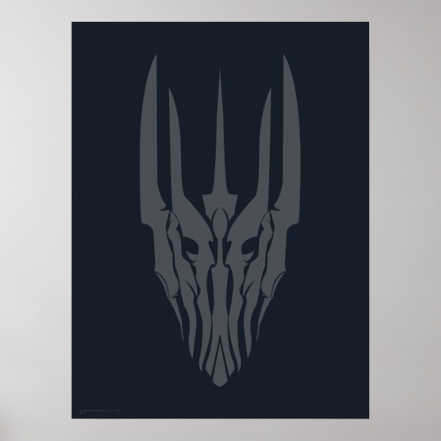 Sauron Head Icon Poster (Vorne)