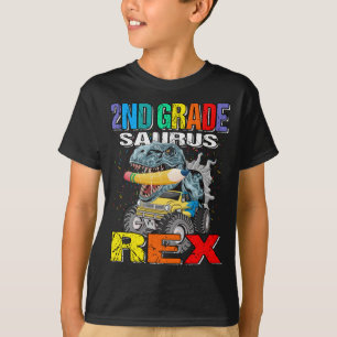 Saurus Rex Dinosaur 2nd Grade Dinosaurier T-Shirt