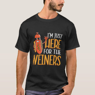 Sausage Funny bin ich gerade hier für die Dackeln T-Shirt
