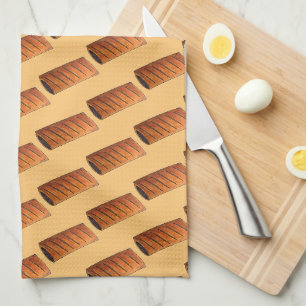 Sausage Roll British Savory Pastry Snack UK Geschirrtuch