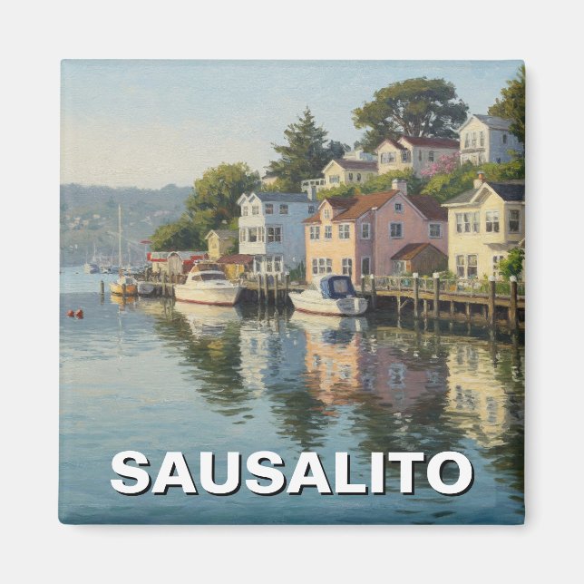 Sausalito California Magnet (Vorne)