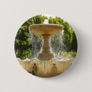 Sausalito Fountain California Travel Fotografy Button