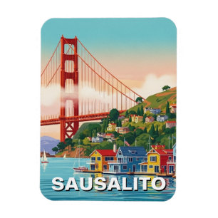 Sausalito Kalifornien Magnet