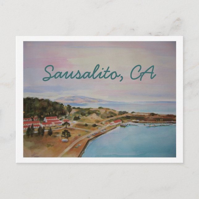 "SAUSALITO" POSTKARTE (Vorderseite)