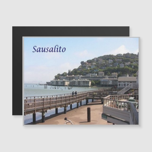 Sausalito - Vereinigte Staaten - Magnetkarte (Vorne/Hinten)