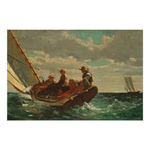 Sausen herauf (ein angemessener Wind) 1873-76 Poster