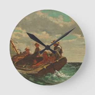 Sausen herauf (ein angemessener Wind) 1873-76 Runde Wanduhr