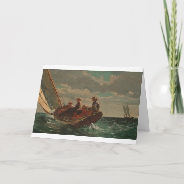 Sausen herauf Winslow Homer Karte (Vorderseite)