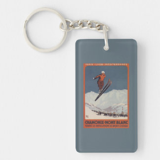 Saut à skis - affiche olympique de promo de PLM
