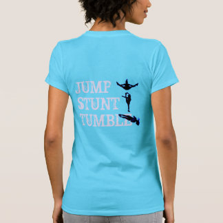 Saut d'acclamation, cascade, T-shirt de