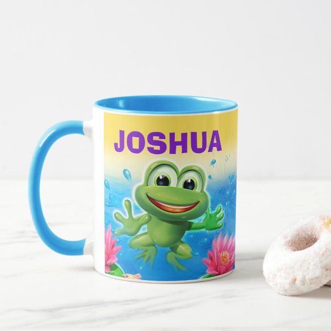 Saut de la tasse combinée NOMMÉE faite sur (Avec donut)