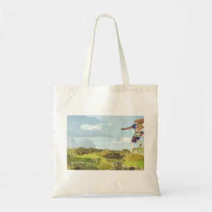 Saut du sac fourre-tout à fille