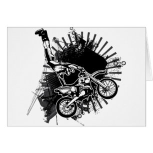 Saut grunge de motocross