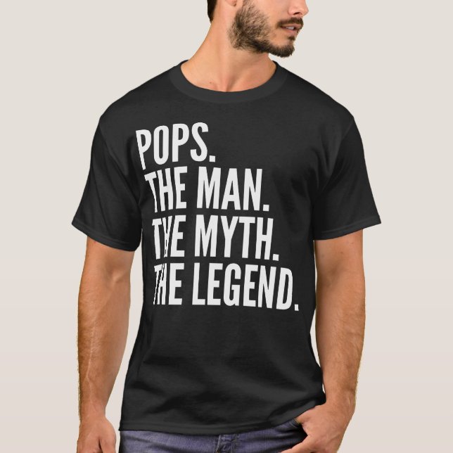Saute l'homme le mythe le T-shirt de légende (Devant)