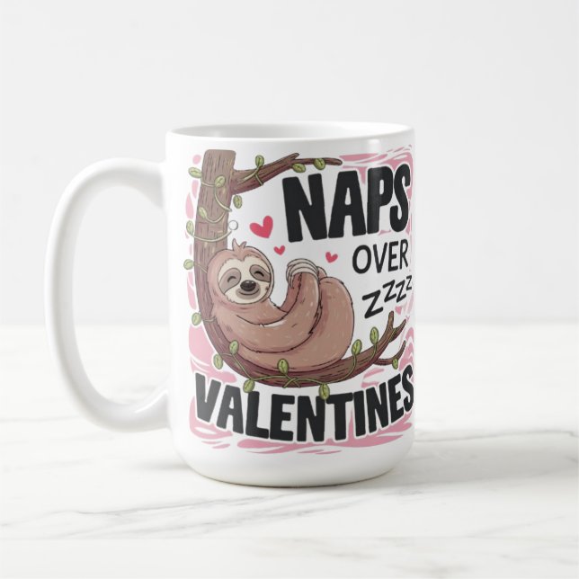 Saute sur Valentines Mug (Gauche)