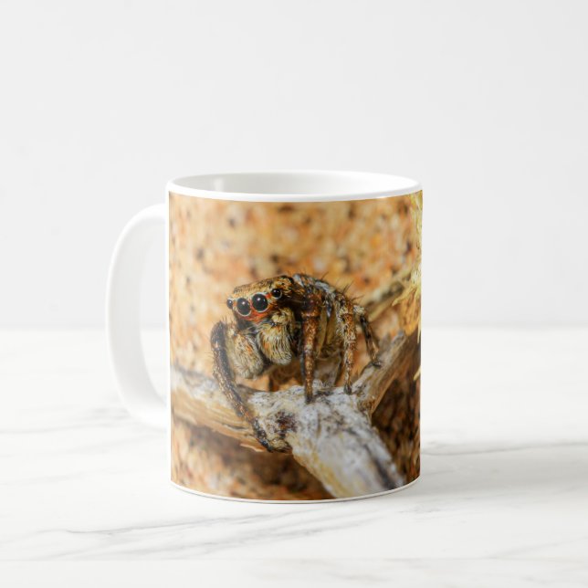 Sauter l'araignée Café Mug (Devant gauche)