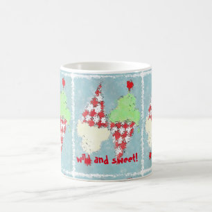 "Sauvage et doux !" tasse de crème glacée