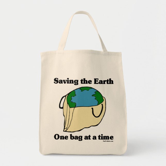 Sauvegarde du sac fourre-tout organique à la terre (Devant)