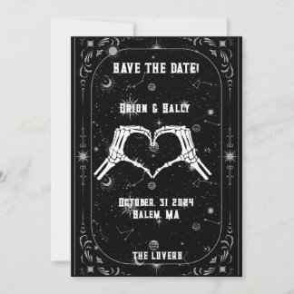 Sauvegarder la date La carte de tarot des Amoureux