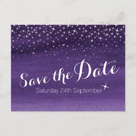 Sauver la date ciel étoilé étoiles carte de mariag