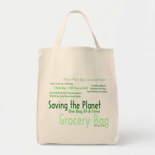 Sauver la planète Un sac à la fois à l'épicerie 3 (Devant)