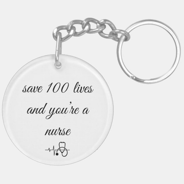 Sauvez 1 vie, vous êtes un héros - 100 une infirmi (Dos gauche)