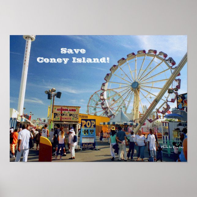Sauvez Coney Island ! Poster (Devant)