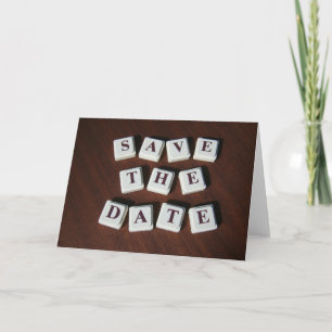 Sauvez la carte de date
